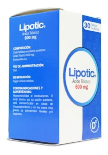 Lipotic Mg X Tabletas Recubiertas Farma Prime