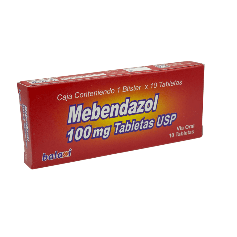 Mebendazol 100 Mg X 10 Tabletas Farma Prime