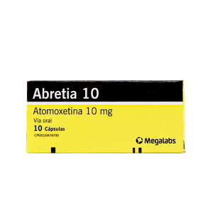 Abretia (atomoxetina) 10 mg X 10 Cápsulas Laboratorio Megalabs