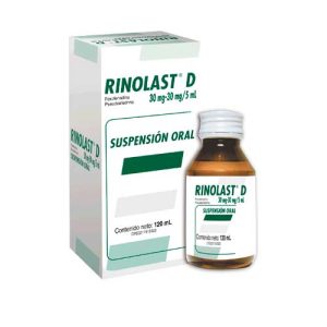 Rinolast D 30 mg/ 30 mg /5 ml Suspensión Oral X 120 Ml Laboratorio Farma S.A