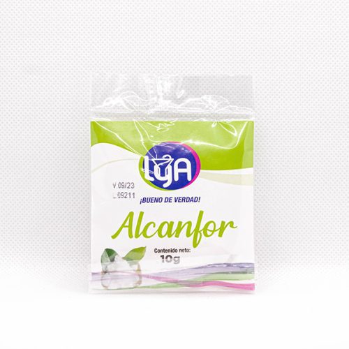 Alcanfor Polvo X 10g Papeleta Laboratorio Lya