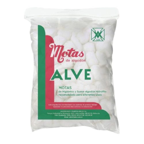 Motas de Algodón Alve X 100 g