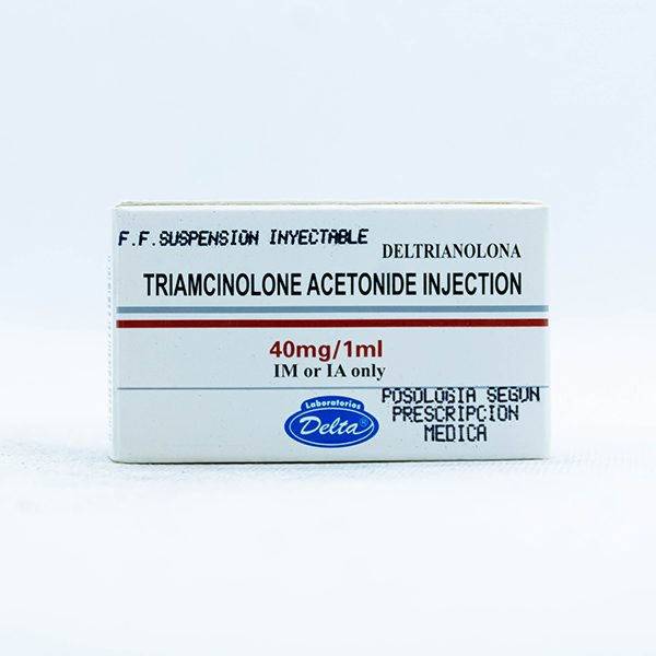 Triamcinolone 40 mg/1 ml X 1 Ampolla Laboratorio Delta