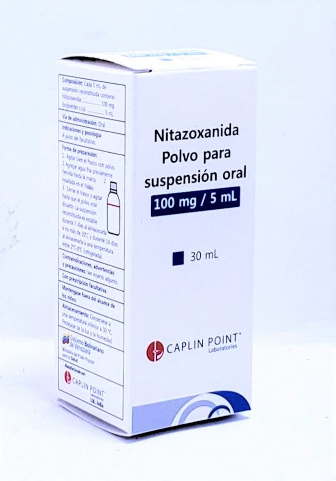 Nitazoxanida Polvo para Suspensión Oral mg ml X ml Farma Prime