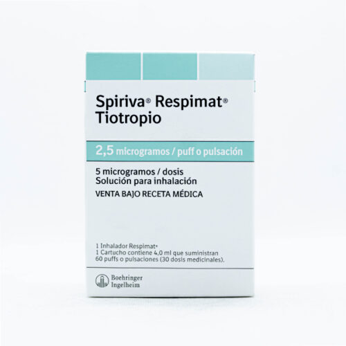 Spiriva Respimat (tiotropio) 2.5 mcg Solución Para Inhalación X 30 Dosis Laboratorio Boehringer