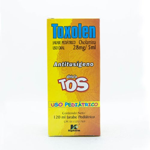 Toxolen Jarabe Pediatrico 28 mg/ 15ml X 120 ml Laboratorio Kimiceg
