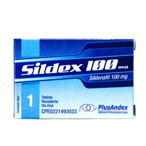 Sildex 100 mg X 1 Tableta Recubierta Laboratorio Plusandex