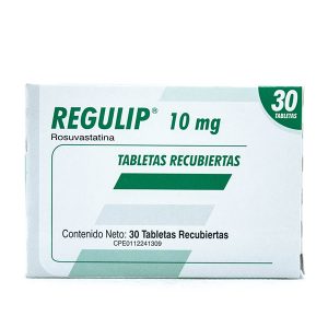 Regulip (Rosuvastatina) 10 mg X 30 Tabletas Laboratorio Farma S.a