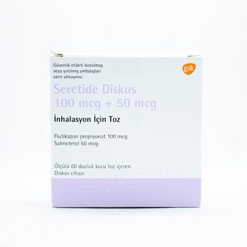 Seretide Diskus Inhalador 100 mcg / 50 mcg X 60 Dosis Laboratorio Gsk