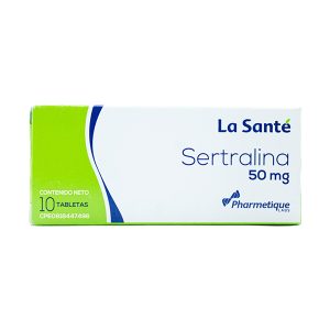 Sertralina 50 mg X 10 Tabletas Laboratorio La Sante