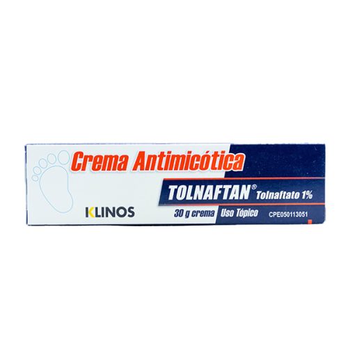 Tolnaftan (Tolnaftato) 1 % Crema Uso Tópico X 30 g Laboratorio Klinos