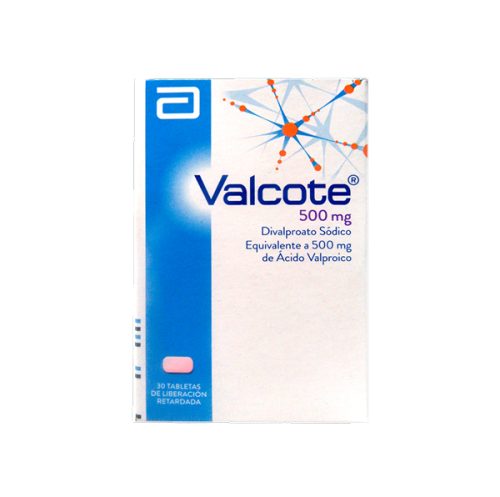 Valcote 500 mg X 30 Tabletas Laboratorio Abbott