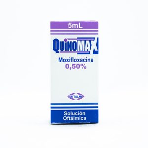 Quinomax (Moxifloxacina) Solución Oftálmica 0,50 % X 5 ml Laboratorio Oftalmi