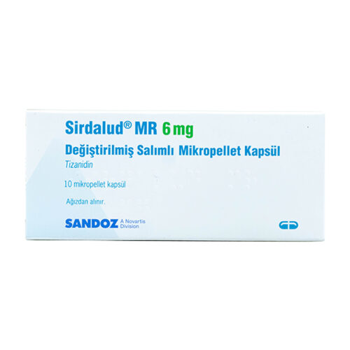 Sirdalud Mr 6 mg X 10 Cápsulas Laboratorio Sandoz