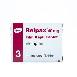 Relpax (eletriptan Hidrobromide) 40 mg X 3 Tabletas Laboratorio Pfizer